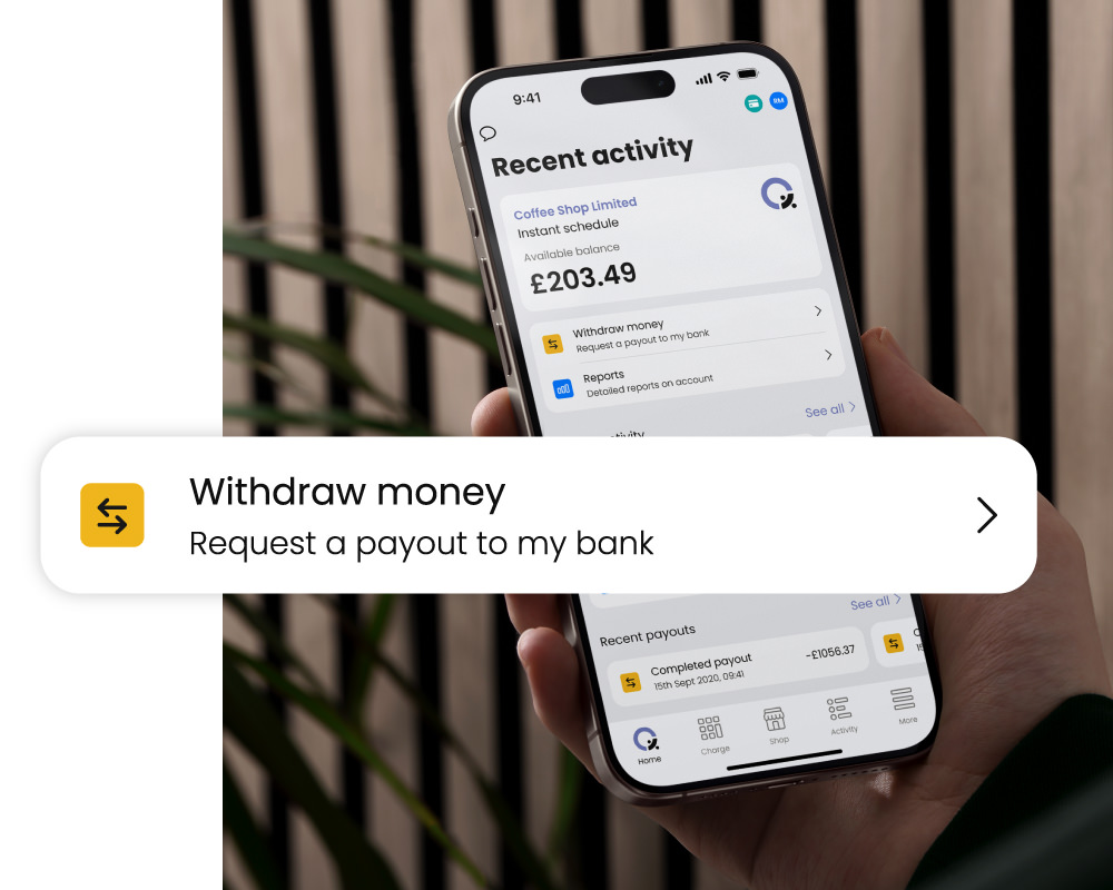 Lopay app showing instant withdraw money screen